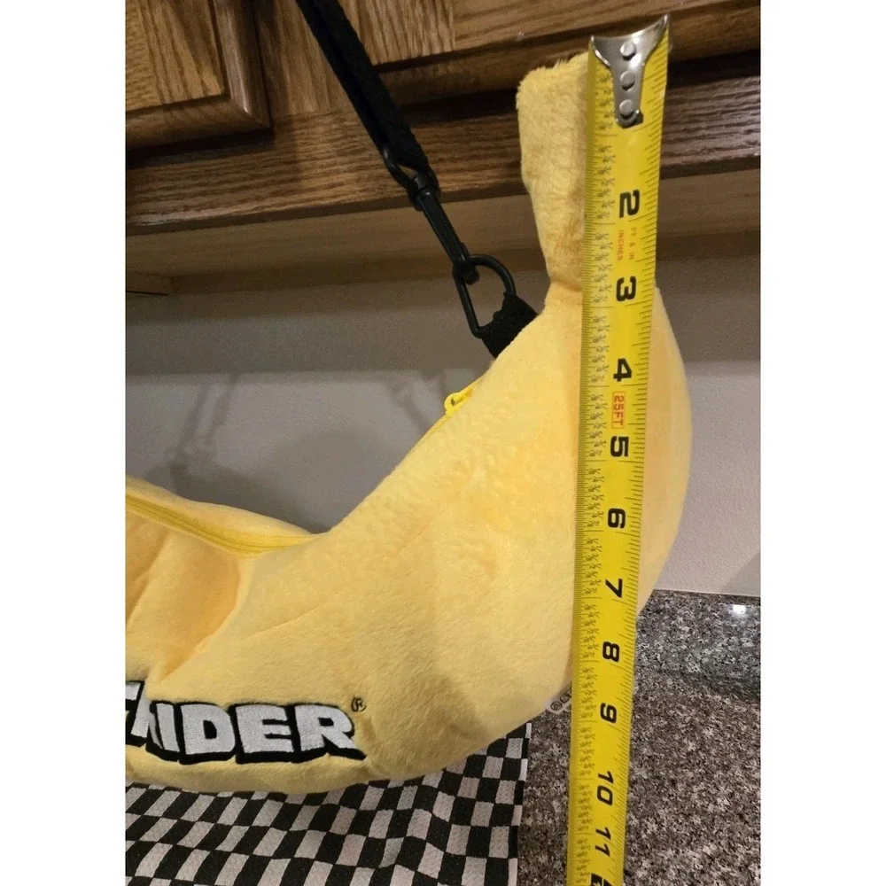 RARE STRIDER Banana Plush Crossbody Bag Japan Promo Mega Banana NEW w/ Tag‎